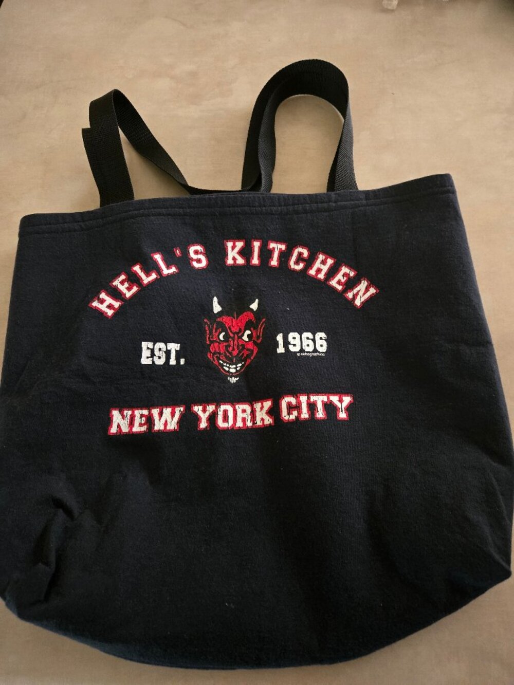 Hell's Kitchen NYC Costume T-shirt to Tote 16'' x 15''